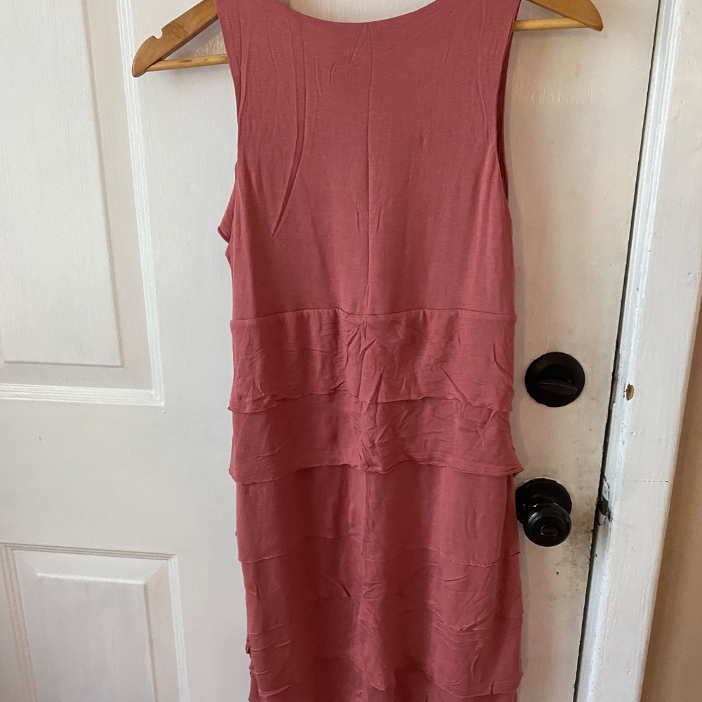 NY&CO ROSE RUFFLE DRESS M - Picture 2 of 3
